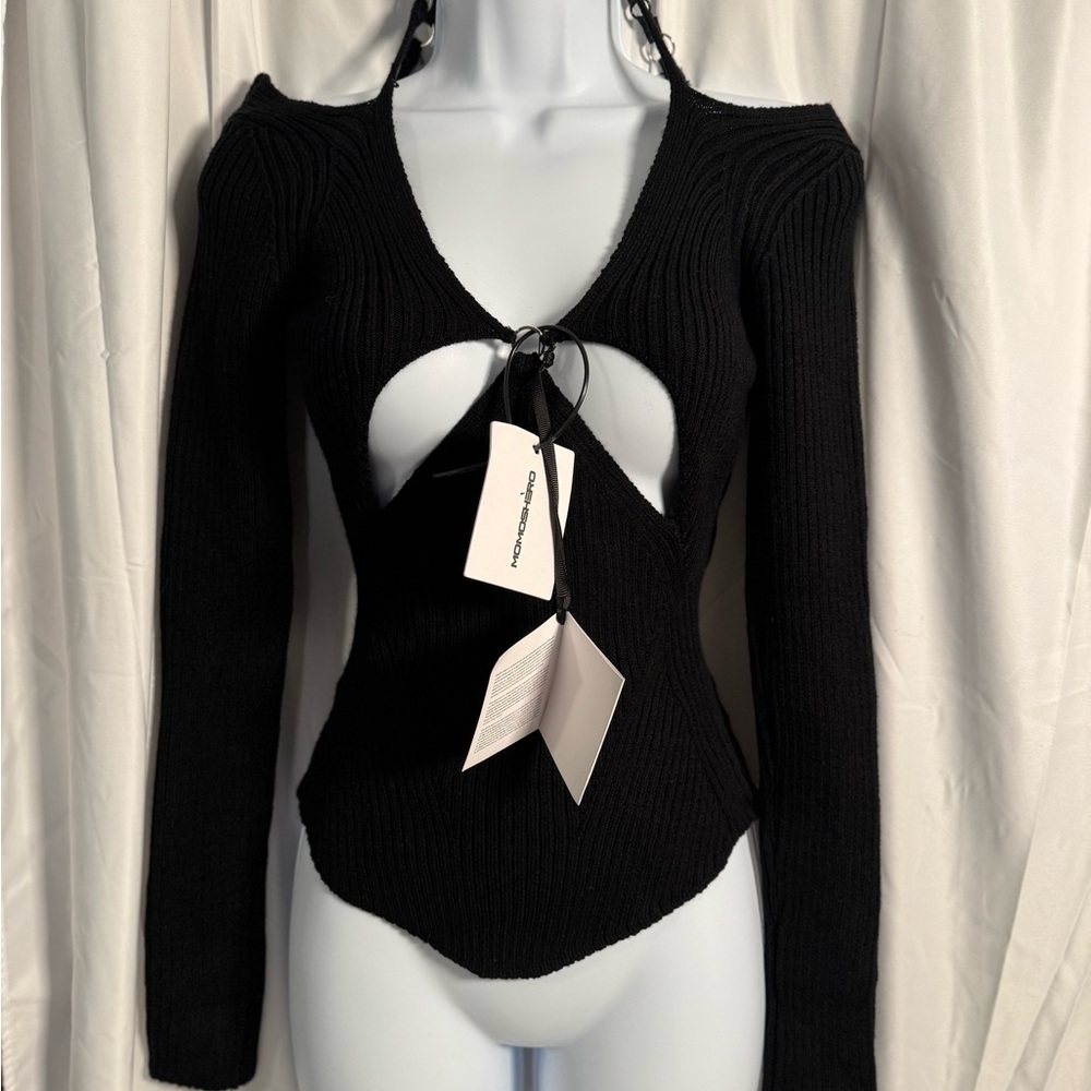 Chic Black Off-the-Shoulder Sweater